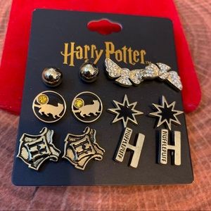 Harry Potter Set of 6 Earrings NWT